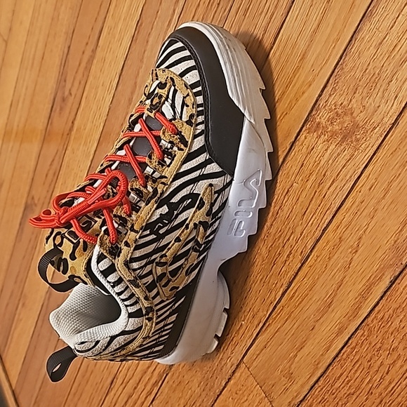 Fila Disruptor 2 leopard sneakers sz 8 - Picture 9 of 11